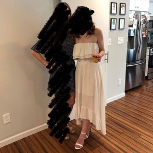 White Hi-Lo Dress - Super Comfy!